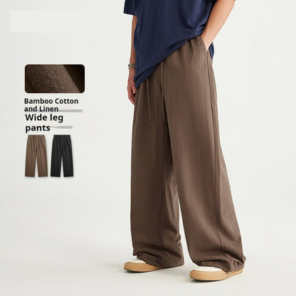 Spring And Summer New Loose Casual Trousers Versatile Men's Trousers