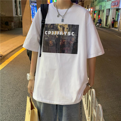 Summer Plus Size Loose Half Sleeve Men