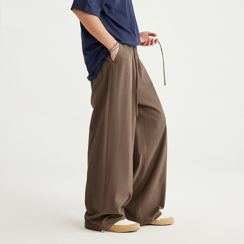 Spring And Summer New Loose Casual Trousers Versatile Men's Trousers