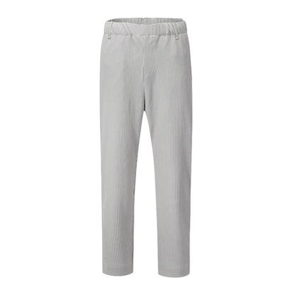 Fashion Brand Thin Men's Casual Trousers Baggy Straight Trousers