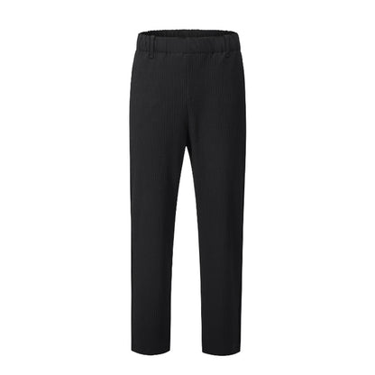 Fashion Brand Thin Men's Casual Trousers Baggy Straight Trousers